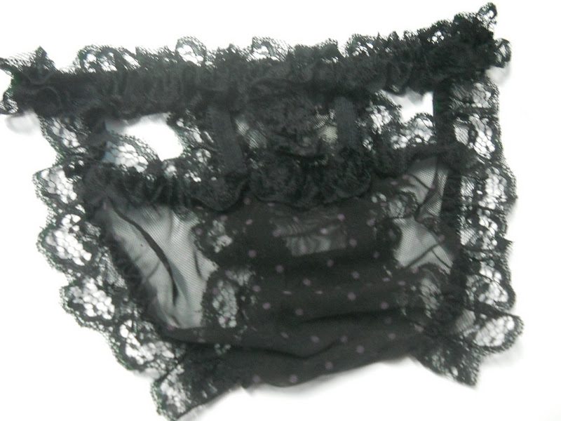 Fashion Care 2u U162 4 Sexy Black Ruffle Sheer Lace Trim