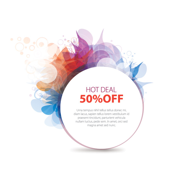 hot deal 50% off free vector