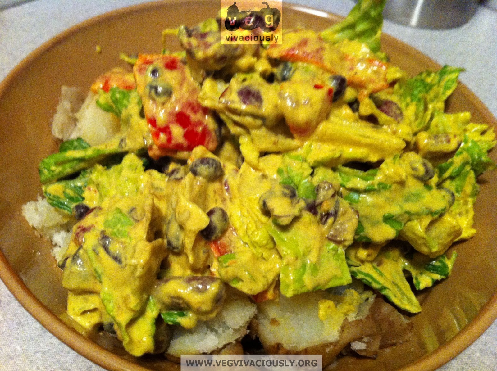 Veg Vivaciously: RECIPE OF THE WEEK: Loaded Potato
