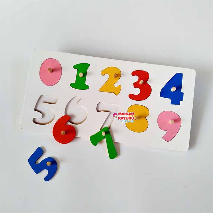 Puzzle Knob Angka