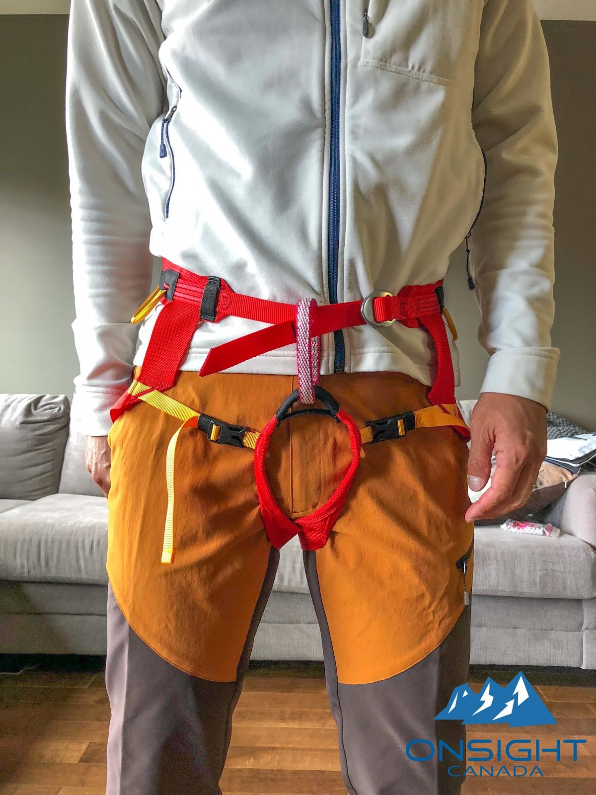 【ギアレビュー】モンベル L.W.シットハーネスオンサイトカナダ ブログ