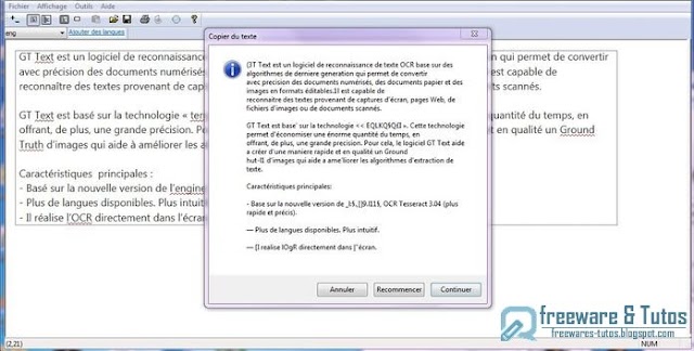 GT Text : un logiciel de reconnaissance de texte OCR à découvrir