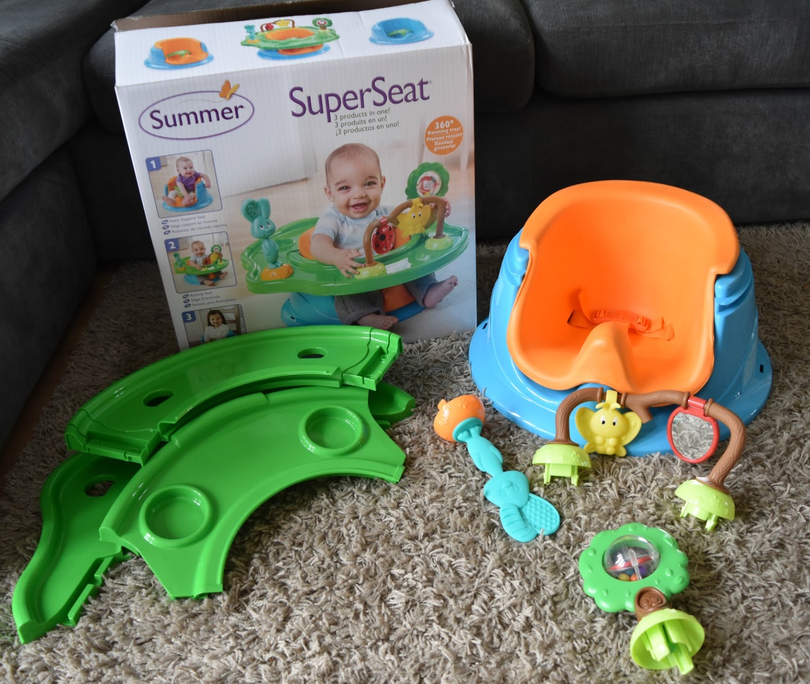 summer infant seat with tray