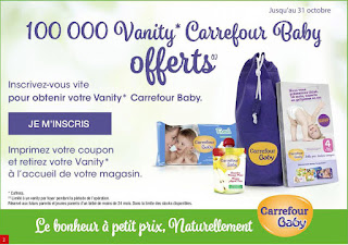 10'000 Vanity Carrefour Bébé Offerts