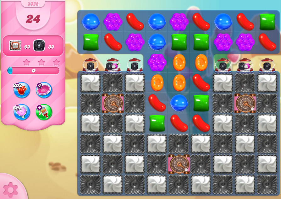 Candy Crush Saga level 3025 Candy Crush Saga level 3025