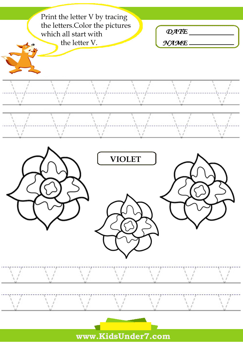 v coloring pages preschool - photo #42