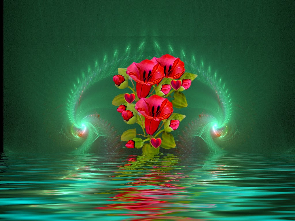 totalhdwalpapers: 3d flowers hd wallpapers