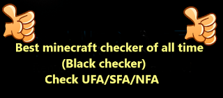 Best minecraft checker of all time (Black checker) Check UFA/SFA/NFA