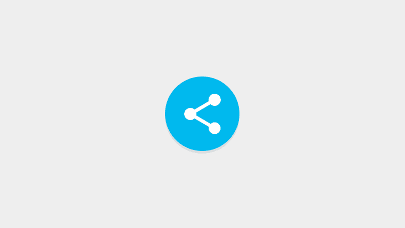 Açılıp Kapanan SVG Sosyal Paylaşım Butonları
