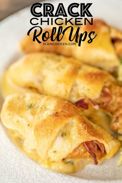 Crack Chicken Roll Ups - our favorite weeknight meal!! Frozen chicken fingers, 