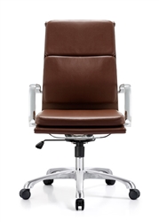 Hendrix Brown Leather Office Chair Hendrix Brown Leather Office Chair