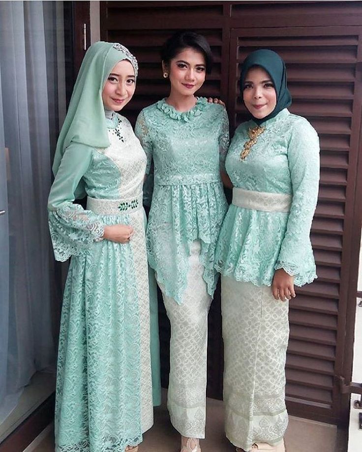 25+ Foto Dress Kebaya Modern Brokat, Long Dress, Pendek Selutut