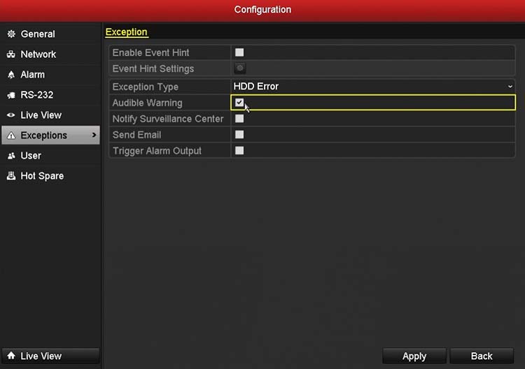 How to disable the beeping on a Hikvision NVR or DVR