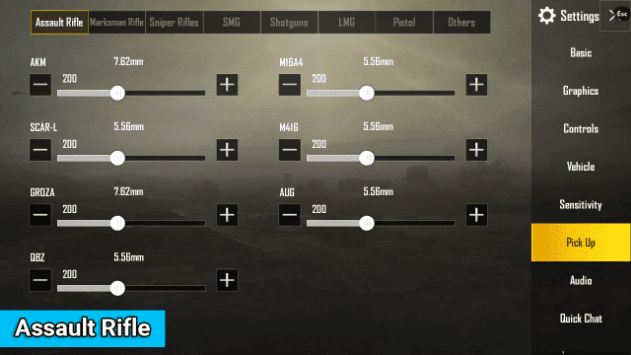 Cara Setting Auto Pick Up Terbaik PUBG Mobile Cara Setting Auto Pick Up Terbaik PUBG Mobile