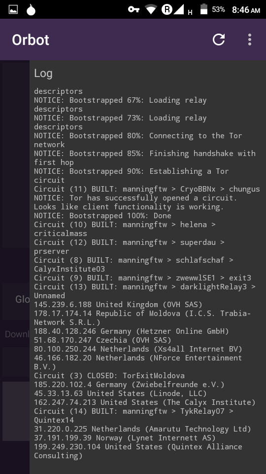 how to configure orbot proxy with tor for android