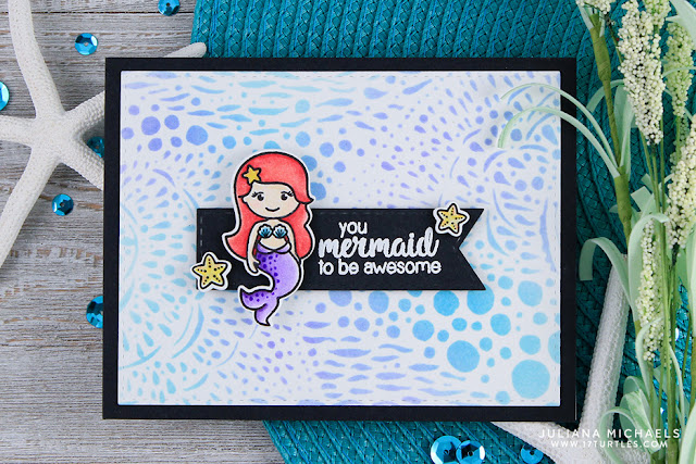 Sunny Studio Stamps: Magical Mermaids & Oceans Of Joy Guest Designer Cards by Juliana Michaels