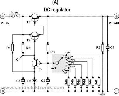 DC regulator 3-12V