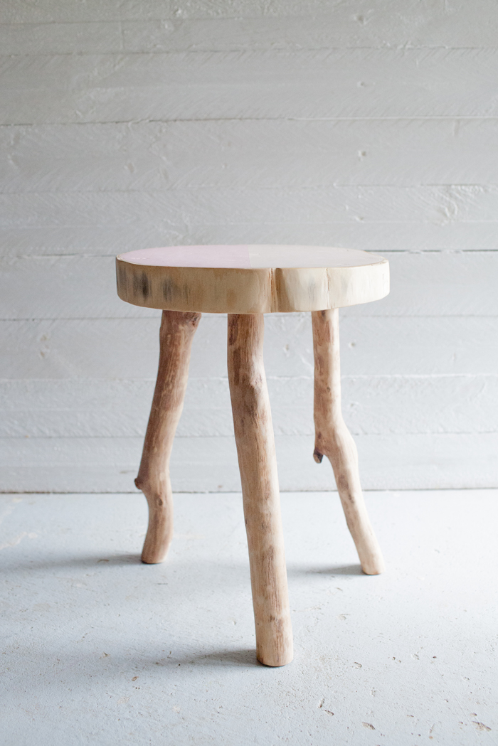 australian wooden stool simple home decor