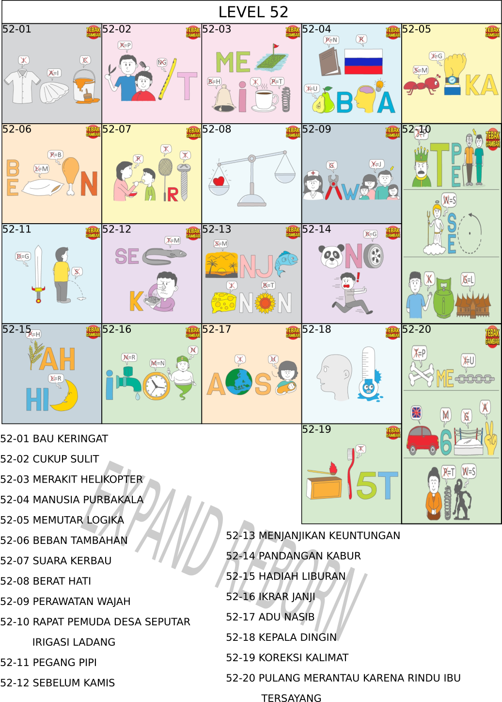 Expand Reborn Game Android Tebak Gambar Kunci Jawaban Part 4