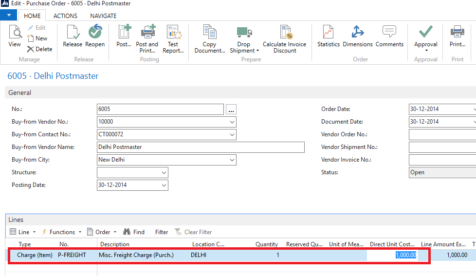 Nandesh Gowda Item Charges NAV