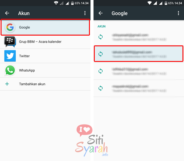 mengembalikan kontak yang terhapus di hp android