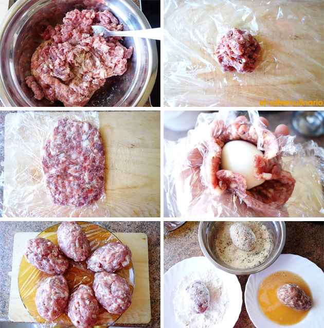 Cómo hacer los Huevos Escoceses o huevos a la escocesa