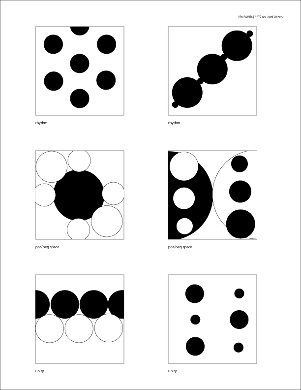 City College ARTG 100 April Otineru: Visual Principles Step 1-Point