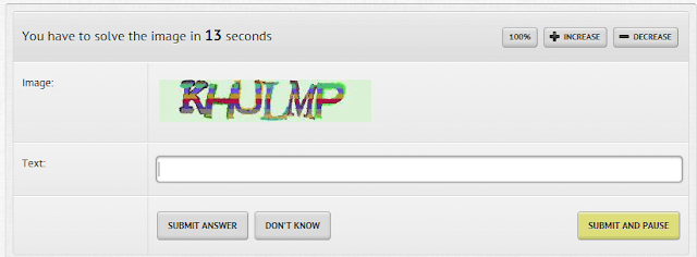 Captcha solving techinque on Protypers