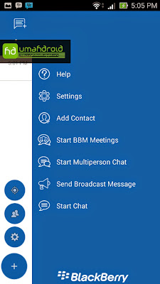 Download BBM Mod Simple Blue v4