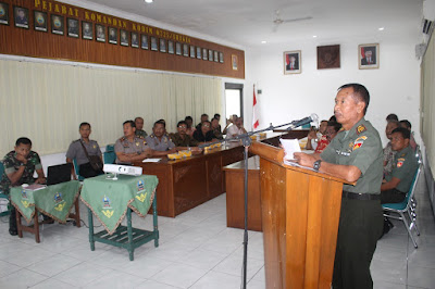 KODIM SRAGEN GELAR RAPAT KOORDINASI BANGUN DESA