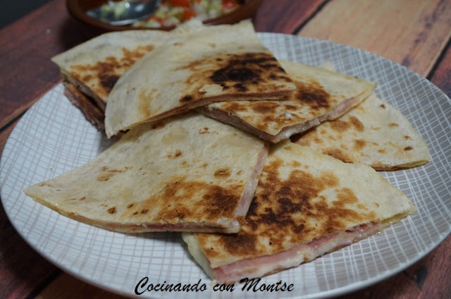 Tortitas De Jamón Y Queso
