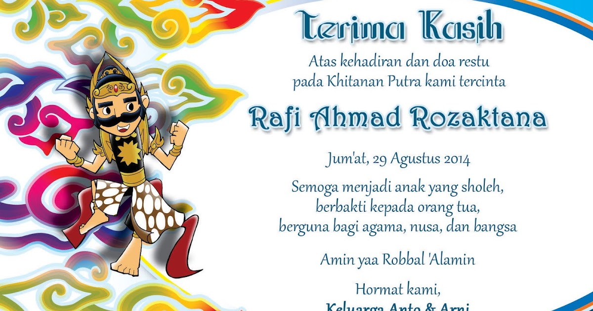 30+ Trend Terbaru Ucapan Doa Untuk Anak Khitanan Bang Gito