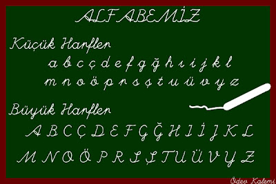 Harf Bilgisi 1. Sinif Türkçe Dersi - Ödev Kalemi