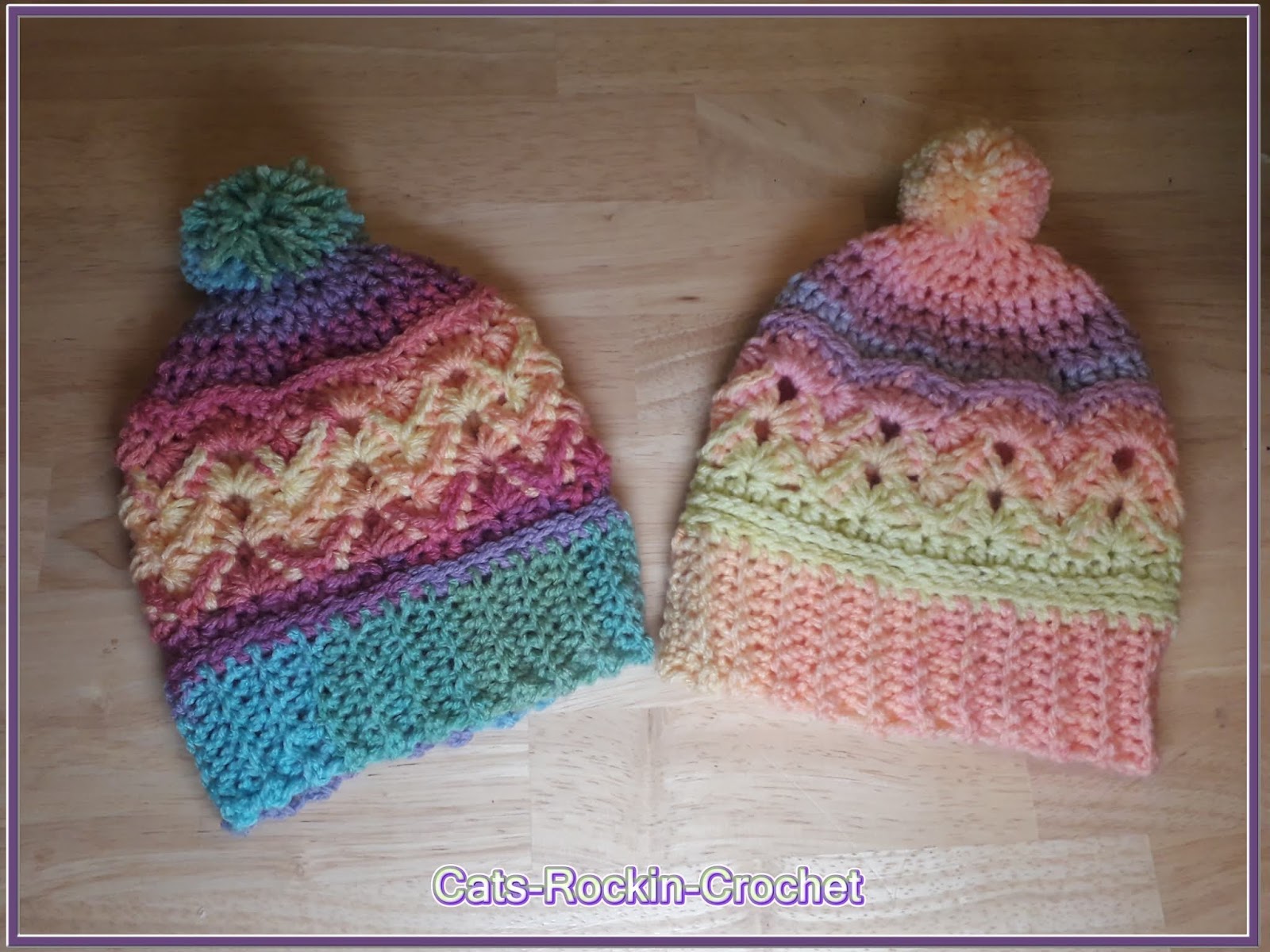 Cats Rockin Crochet Free Crochet And Knit Patterns The Slip N Slide Crochet Hat Pattern