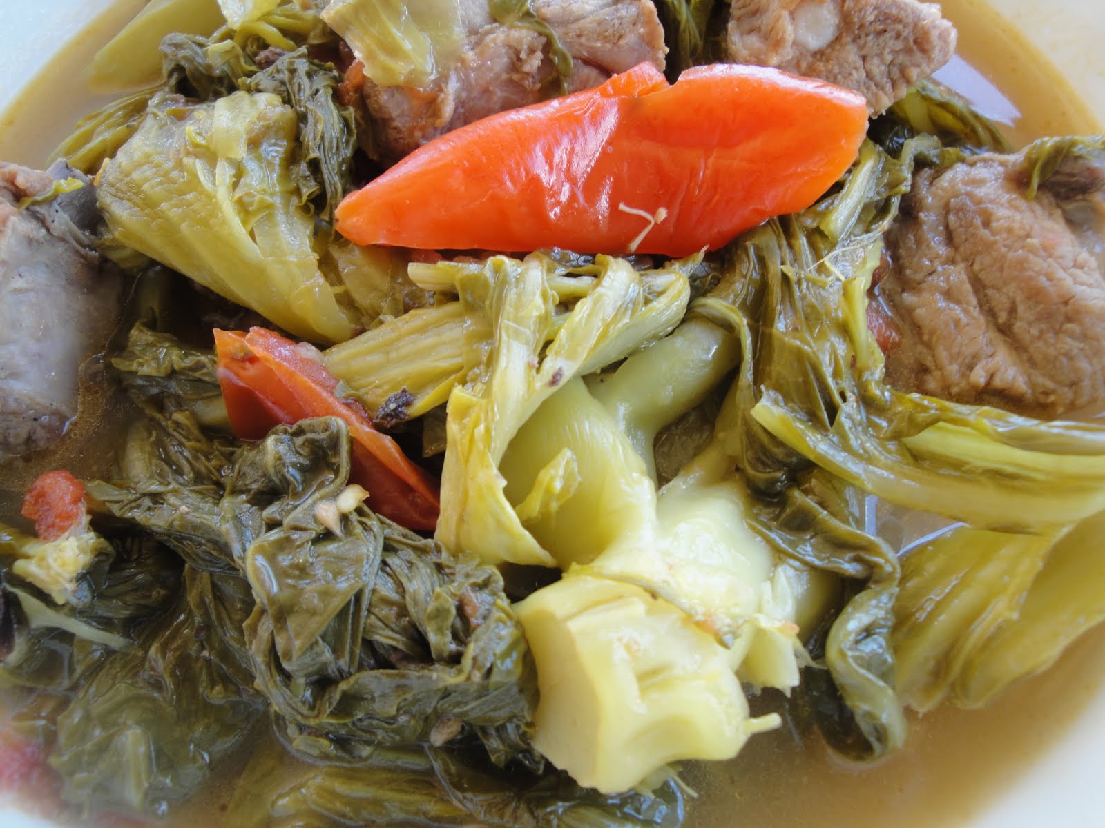 The Glutton Square Chinese Mustard Cabbage with Riblets (Choy Geok)