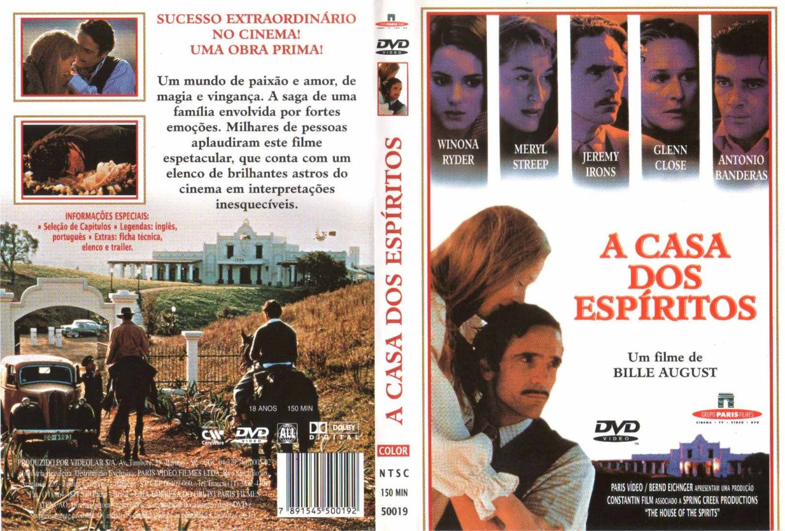 CAPAS DVDR GRATIS A Casa dos Espiritos CAPAS DVDR GRATIS A Casa dos Espiritos