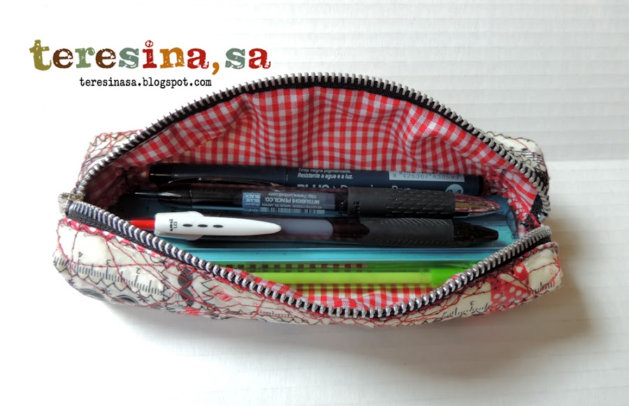 Estuche para lápices con washi tape