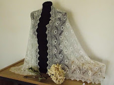 TE KOOP: echte weddingringshawl.