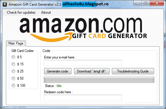 100 amazon gift card code generator