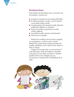 Apoyo Primaria Español 4to grado Bloque 2 lección 5 Escribir narraciones a partir de refranes 