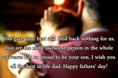 Happy Fathers Day 2017 Messages from Son