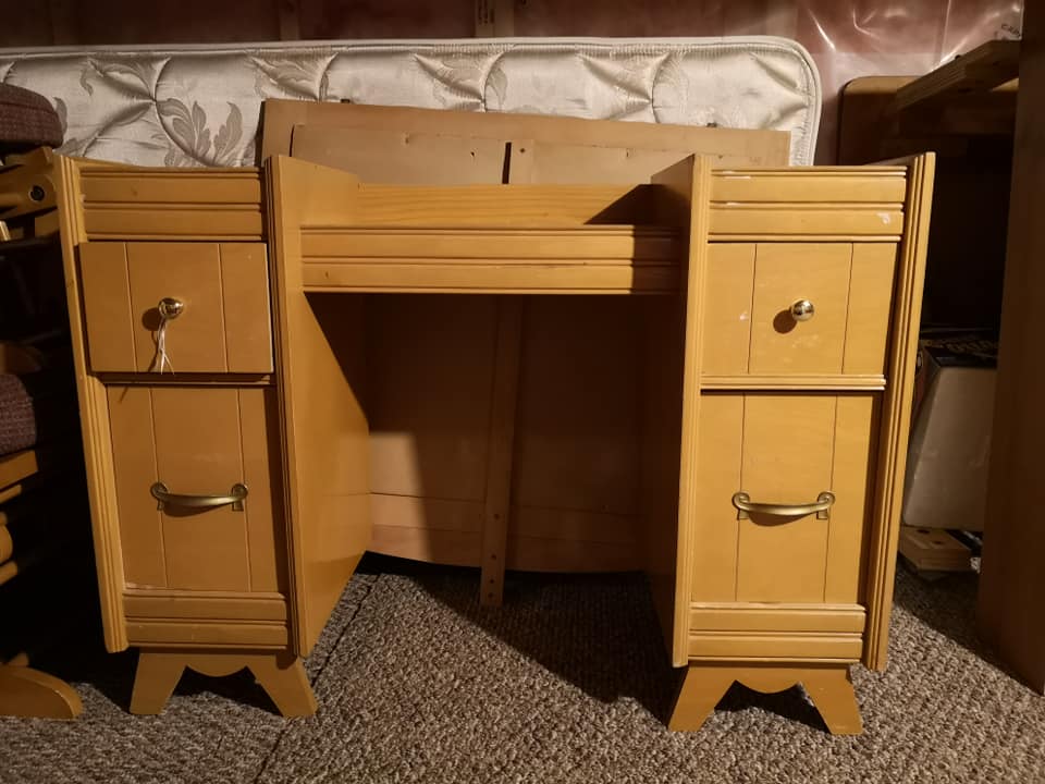 Grandma's Vanity in Classic White