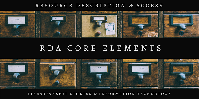 RDA Core Elements