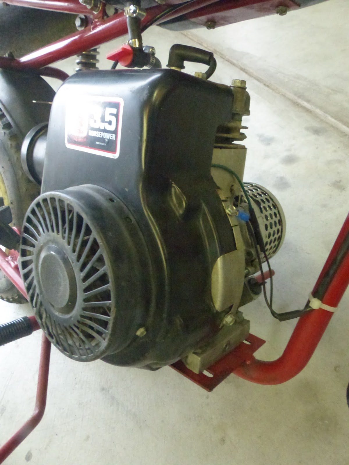 OldMotoDude: Manco mini-bike refurbished