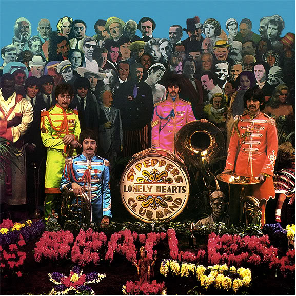 Photo Shoot for Sgt. Pepper Album Cover vintage everyday