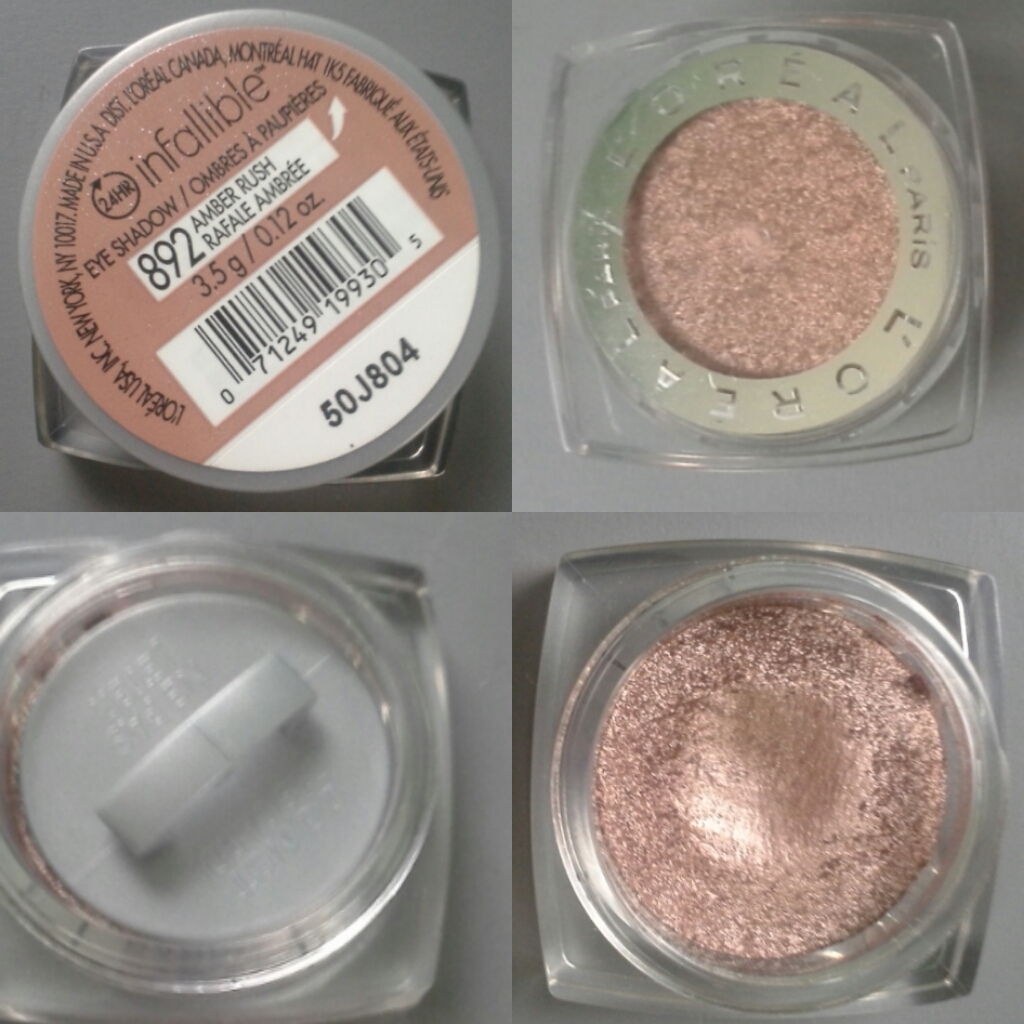 Thatfitbeauty L'Oreal Infallible Eyeshadow in Amber Rush Review!
