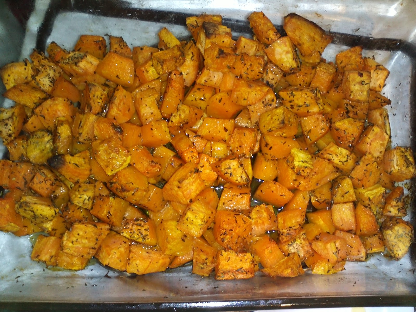 Patate Douce Et Butternut Au Four lecoindesgourmandes.blogspot.com