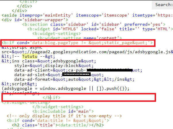 Cara Agar Iklan Adsense Tidak Muncul Di Halaman Statis Blog
