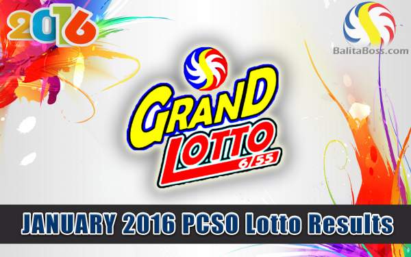 lotto result official pcso lotto january 6