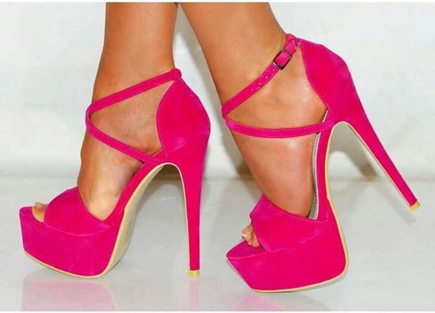 Hot Pink High Heels